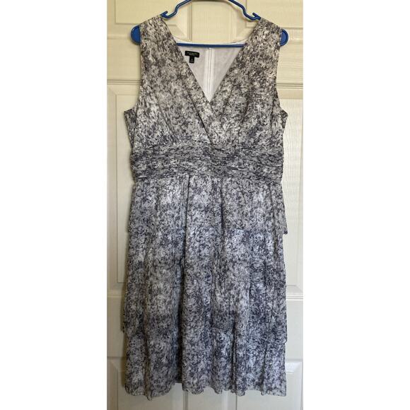 Talbots Dress Size 12 Tiered Y2K 90s Style Banquet Graduation - Picture 1 of 13